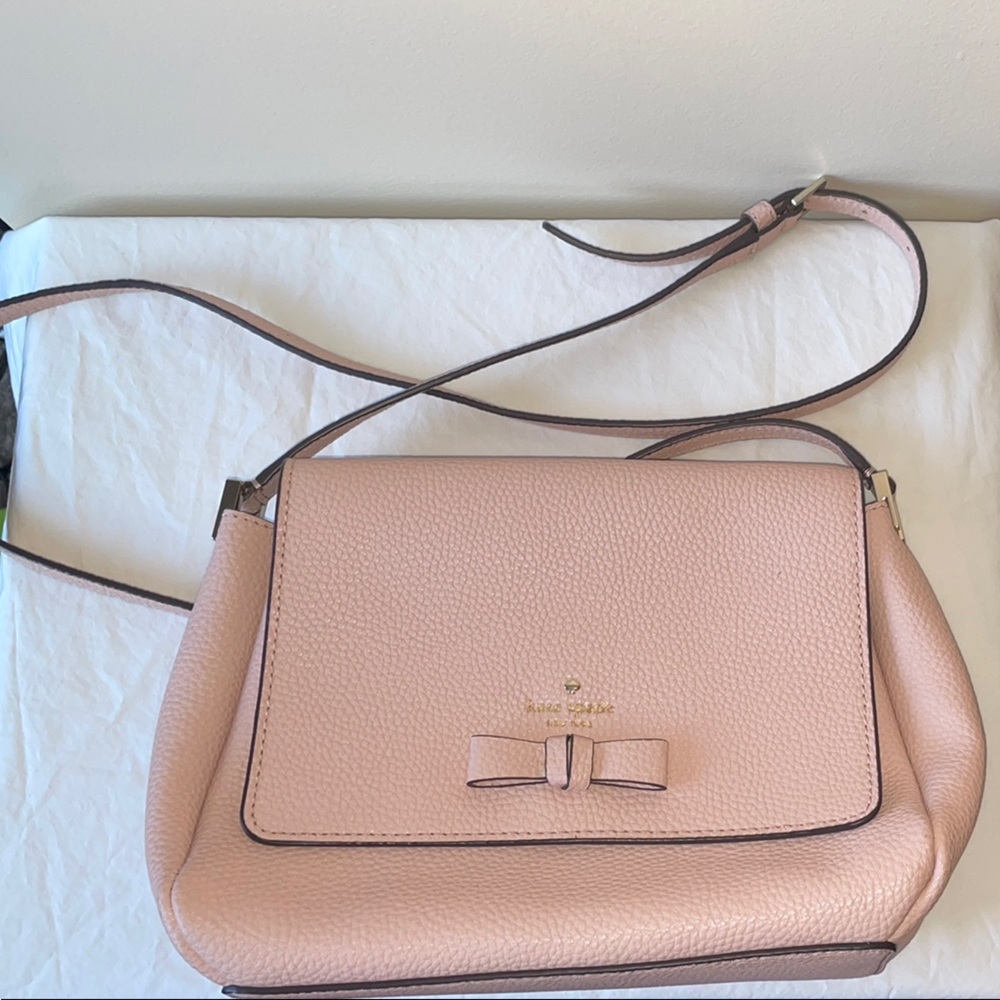 Kate Spade Pink Leather Shoulder Bag- good condition